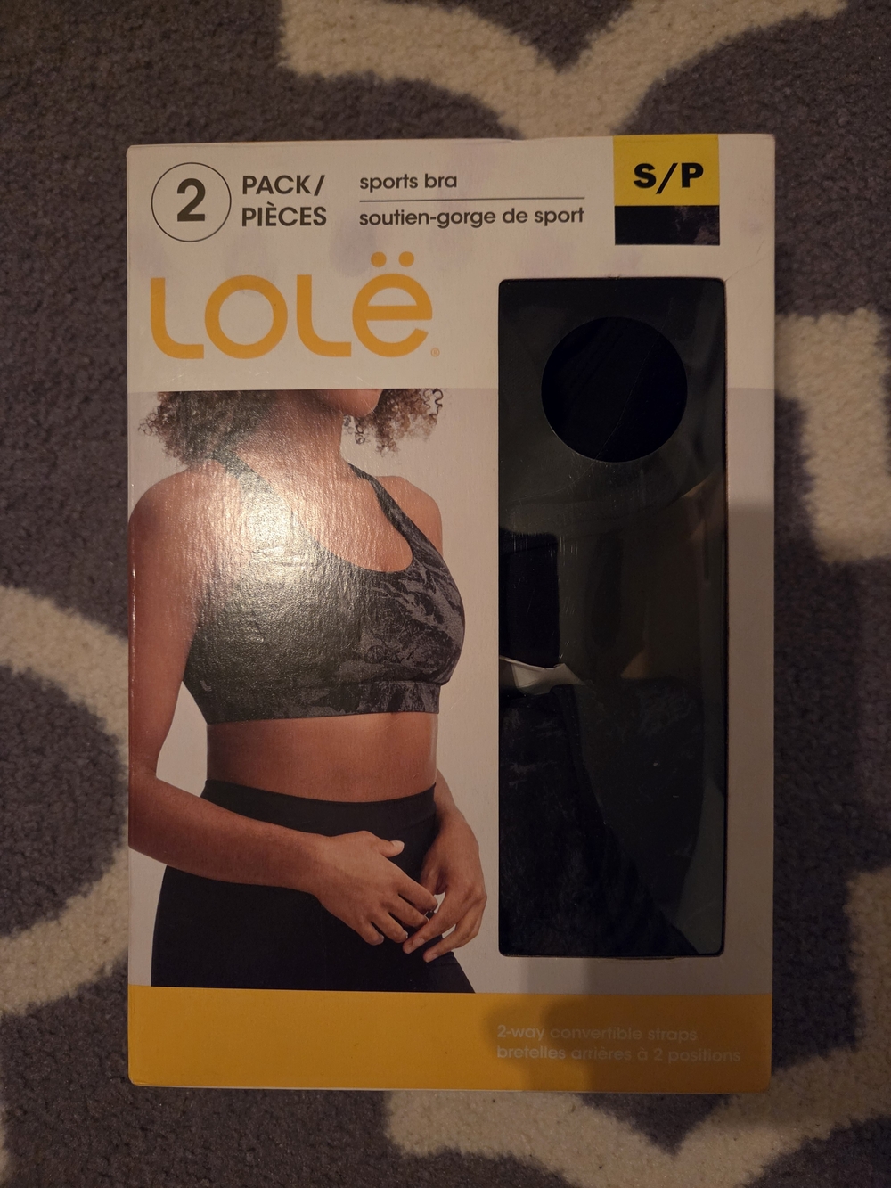 Lole Women's Black Sports Bra - 2 Pack